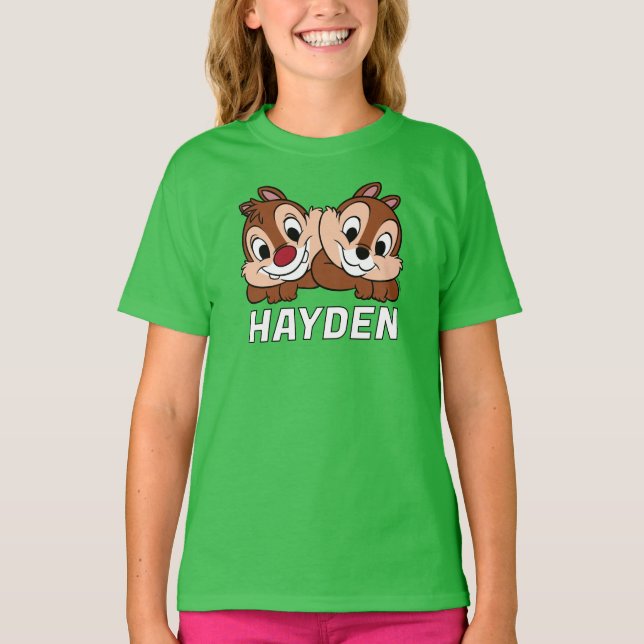 T-shirt Chip & Dale Smile (Devant)