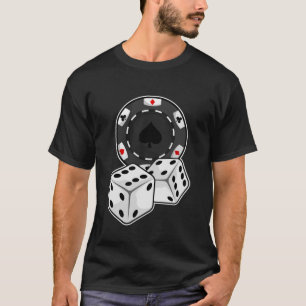 T-shirt Chip & Dice pour Poker
