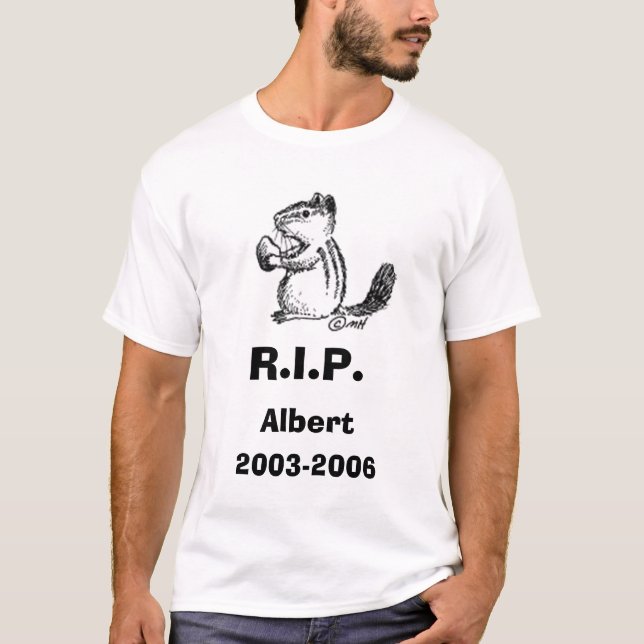 T-shirt chipmunk3, 2003-2006, R.I.P., Albert (Devant)
