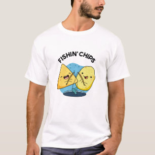 T-shirt Chips de pêche Funny Food Pun