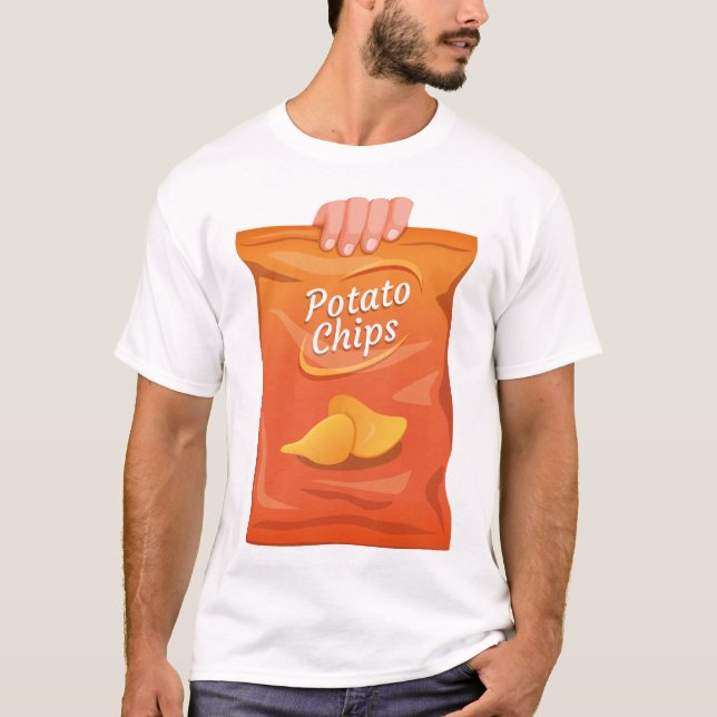 T-shirt Chips de pommes de terre Tüte (Devant)