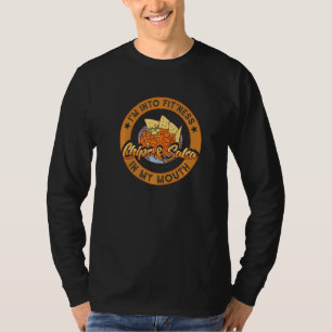 T-shirt Chips Et Salsa Bowl Dish Queso Nacho Nourriture Me