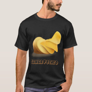 T-shirt Chips, Pomme de terre amusante, Pomme de terre Fis