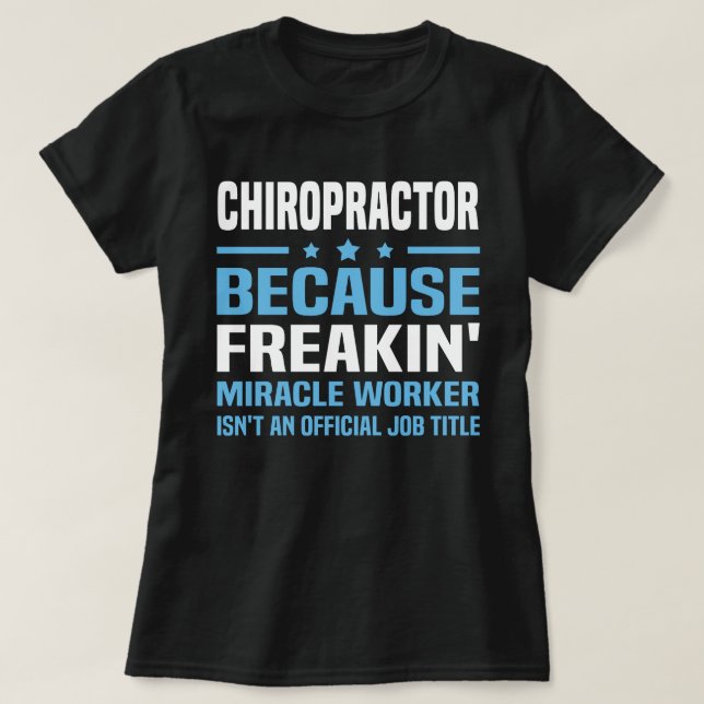 T-shirt Chiropraticien (Design devant)