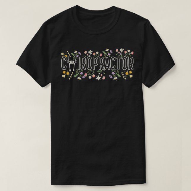 T-shirt Chiropraticien chiropraticien du fouet de la colon (Design devant)