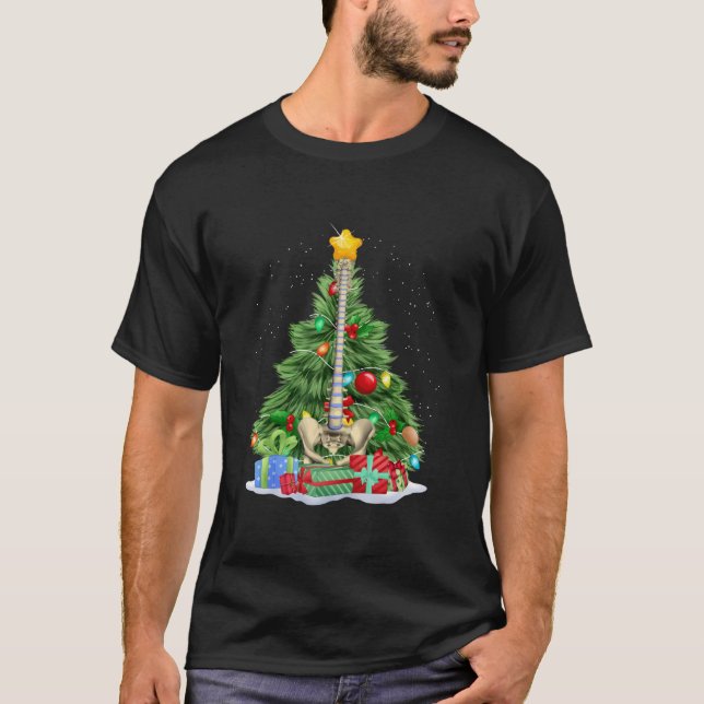 T-shirt Chiropratique Arbre à épines Chiropratique Anatomi (Devant)