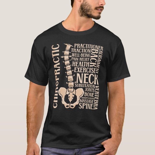T-shirt Chiropratique Spine Therapist Chiropractor Chiro (Devant)