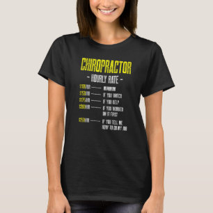 T-shirt Chiropratique Traitement de la colonne vertébrale