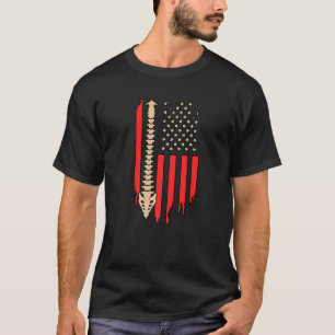 T-shirt Chiropratique Usa Drapeau Chiropracteur Sine Chiru