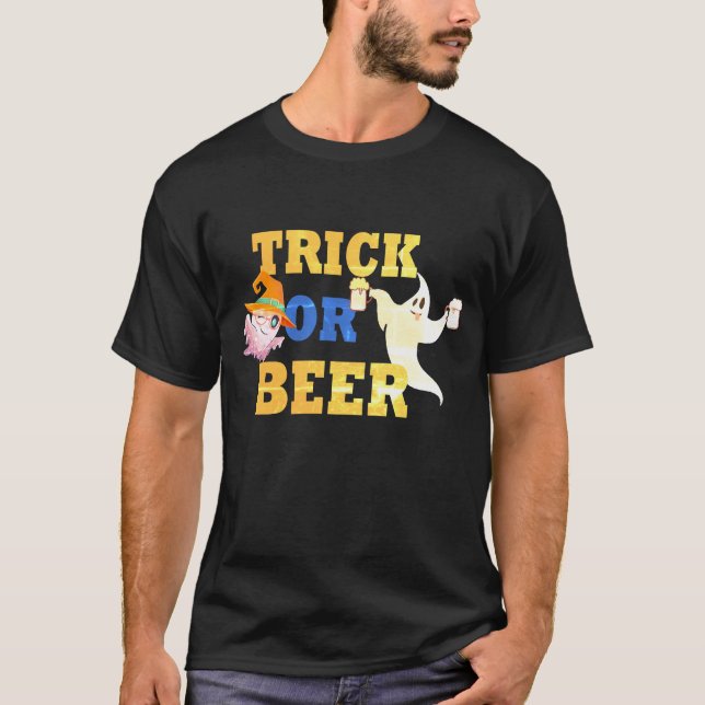 T-shirt Chirot à queue ou à gâteau, Halloween de l'amateur (Devant)