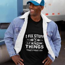 Chirte cadeau de travail amusant - Réparez les tru