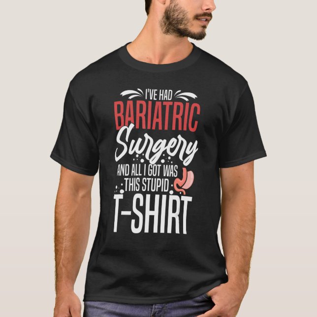 T-shirt Chirurgie bariatrique Bypass gastrique Manchon de  (Devant)