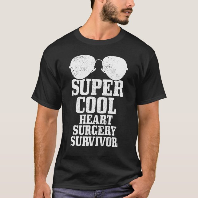 T-shirt Chirurgie cardiaque ouverte Récupération de dériva (Devant)