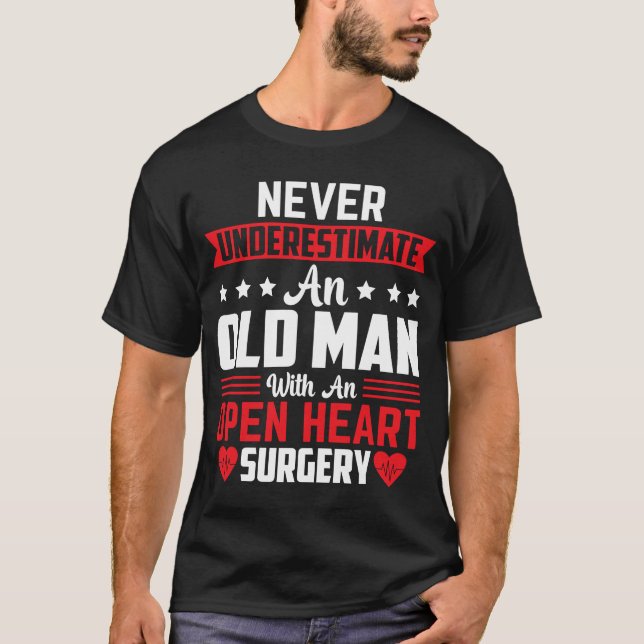 T-shirt Chirurgie cardiaque ouverte Survivant Artère coron (Devant)