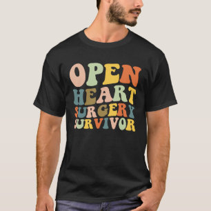 T-shirt Chirurgie cardiaque ouverte Survivant Chirurgie ca