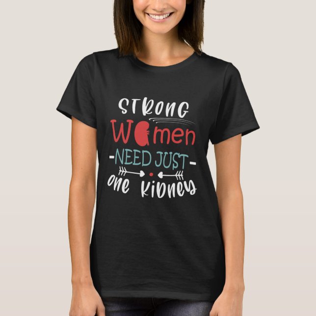 T-shirt Chirurgie de greffe de rein Donateur de rein Mort  (Devant)