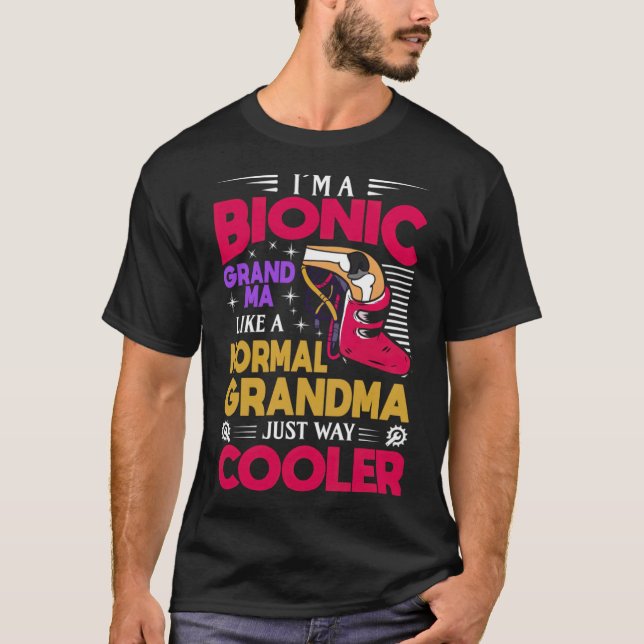 T-shirt Chirurgie de remplacement du genou Bionic martinsh (Devant)