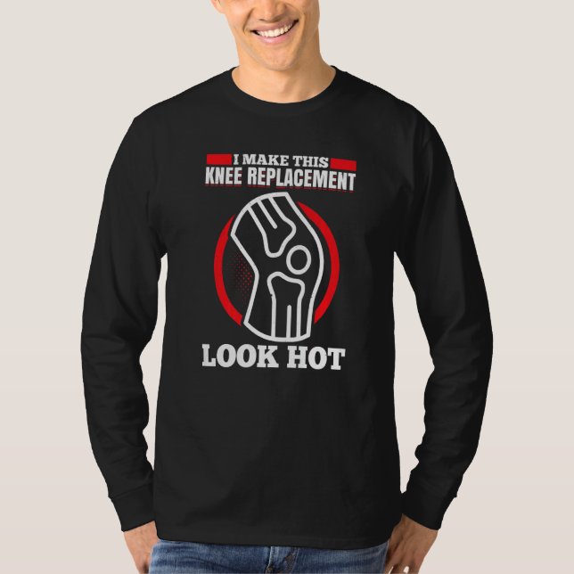T-shirt Chirurgie de remplacement du genou pour hommes Gue (Devant)