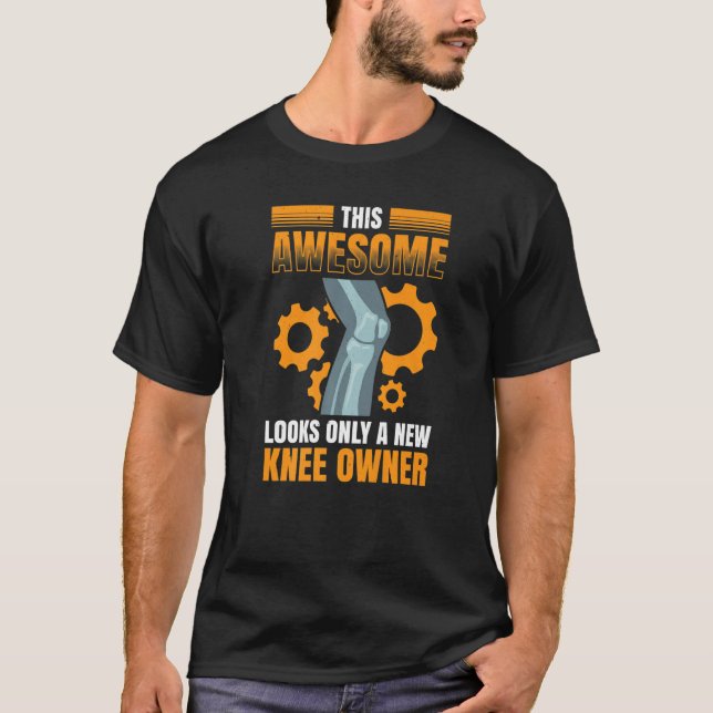 T-shirt Chirurgie de remplacement du genou pour hommes Gue (Devant)