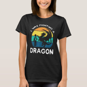 T-shirt Chirurgie d'épaule cassée Dragon Blessures Récupér