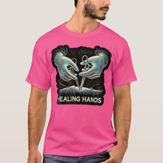 T-shirt Chirurgie Docteur Guérison Chirurgie Mains Chirurg