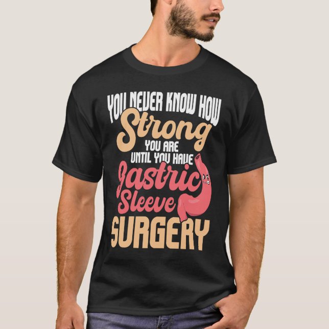 T-shirt Chirurgie gastrique Récupération Chirurgie Bariatr (Devant)