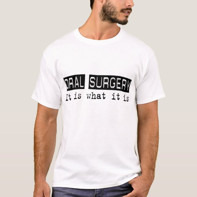 T-shirt Chirurgie orale il est (Devant)