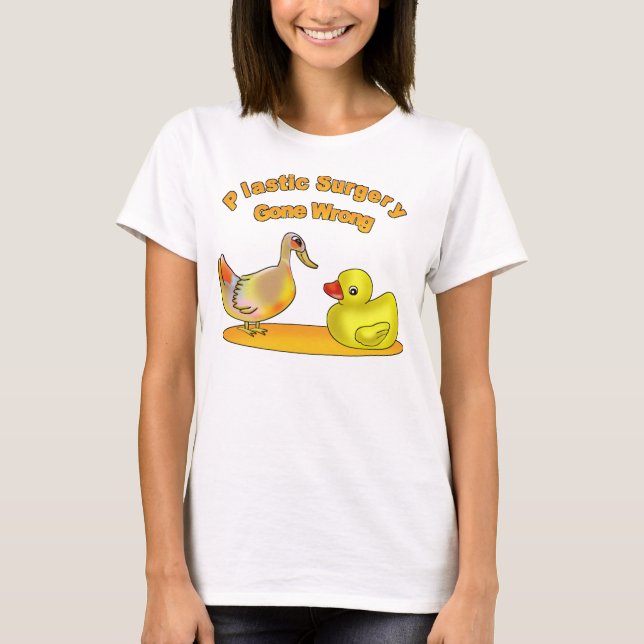 T-shirt Chirurgie plastique mal faite (Devant)