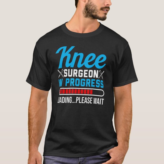 T-shirt Chirurgien du genou en cours Chirurgie articulaire (Devant)