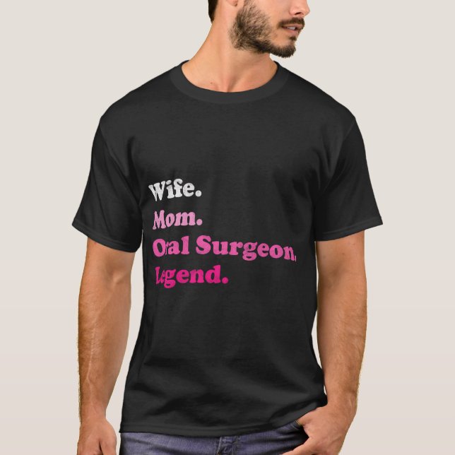 T-shirt Chirurgien Oral Ou Maxillofacial Chirurgien Maman  (Devant)