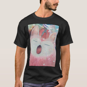 T-shirt Chisato Tanaka, Aya Takano Chat Rose Homme Japonai
