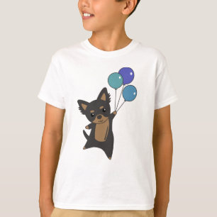 T-shirt Chiwawa Chig S'Envole Avec Des Ballons