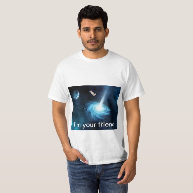 T-shirt Chiwawa dans l'espace (Devant entier)
