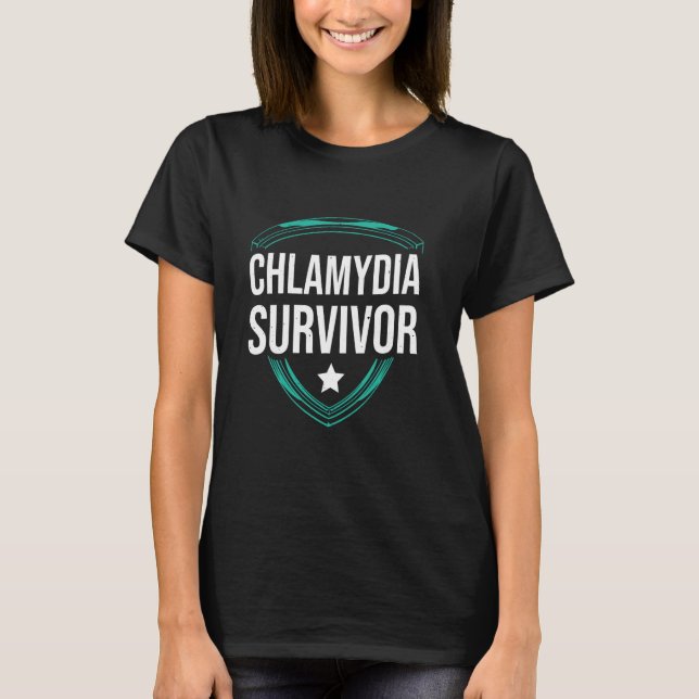 T-shirt Chlamydia Survivant 1 (Devant)