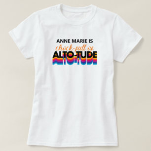 T-shirt Choc noir plein d'Alto-Tude