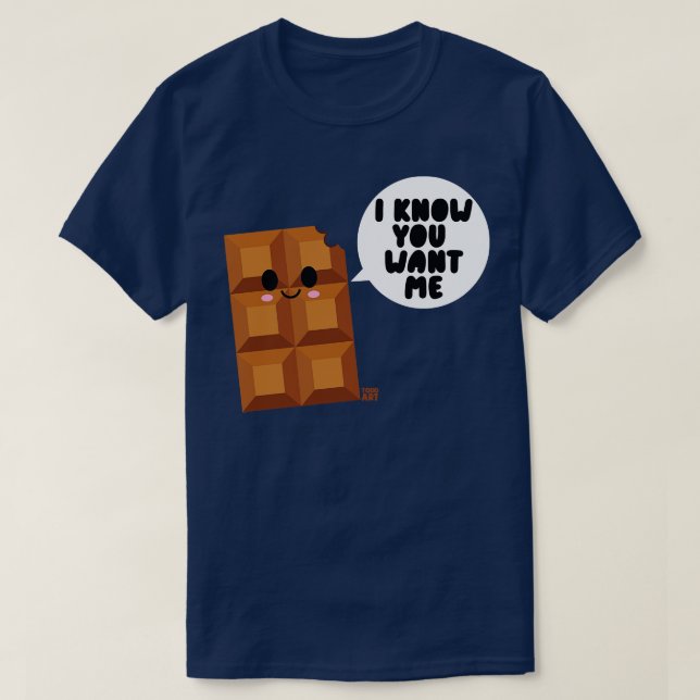 T-SHIRT CHOCOLAT (Design devant)