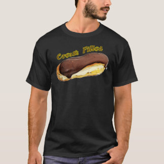 T-SHIRT CHOCOLAT À CRÈME REMPLIS - FUN PARODY DESIGN-