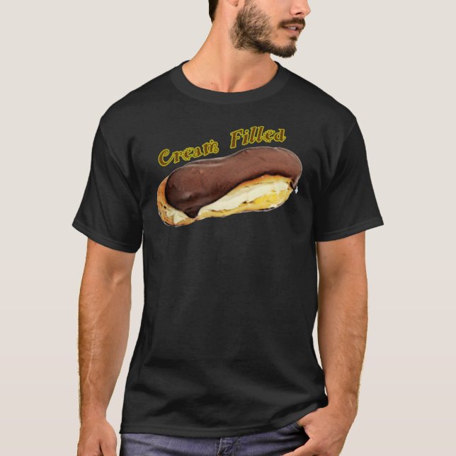 T-SHIRT CHOCOLAT À CRÈME REMPLIS - FUN PARODY DESIGN- (Devant)