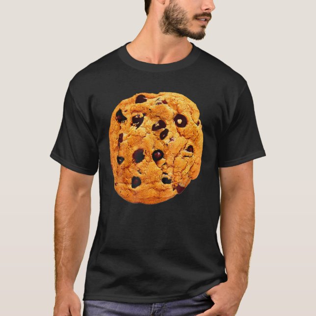 T-shirt Chocolat Chip Costume Cookie Dernière minute Lazy  (Devant)