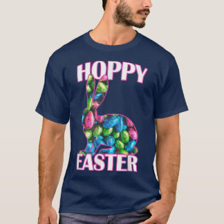 T-shirt Chocolat de Pâques Hoppy Lapin de Pâques