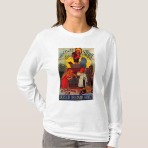T-shirt Chocolat du Sport Vintage PosterEurope