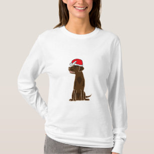 T-shirt Chocolat Labrador de BB utilisant la chemise de