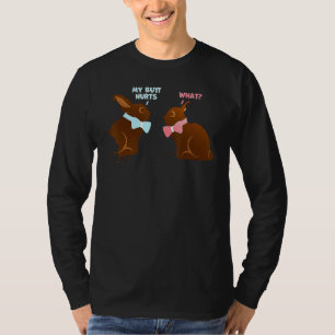 T-shirt Chocolat Lapin Pâques Panier Amusant Ados Mon cul