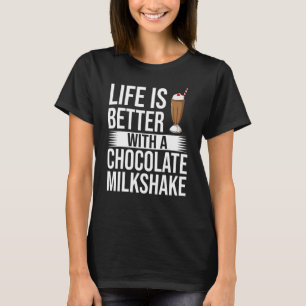 T-shirt Chocolat Milkshake Lait Choco Shake Boire
