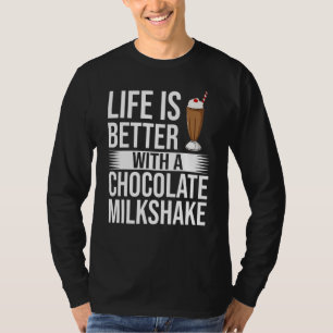 T-shirt Chocolat Milkshake Lait Choco Shake Boire