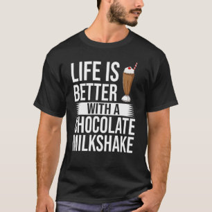 T-shirt Chocolat Milkshake Lait Choco Shake Boire