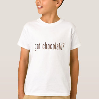 T-shirt chocolat obtenu ?