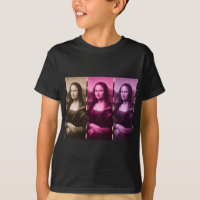 Chocolat rose violet Poster de animal Mona Lisa