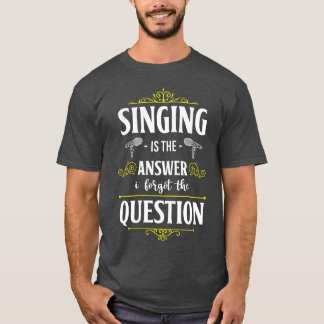 T-shirt Chœur de chanteur Loisir Cours de chant vintage