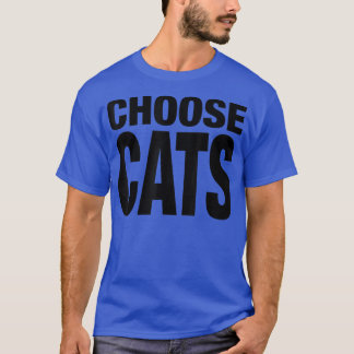 T-shirt Choisir Cats 90s Aesthétique pour Amoureux de les 